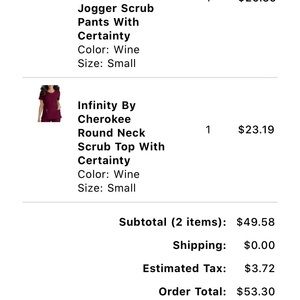 Cherokee Infinity Scrubs